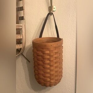 Longaberger 10” Large Hanging Gatehouse Basket w/ liner
